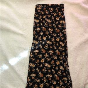 Floral maxi skirt